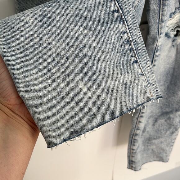 NWT Old Navy High Rise OG Straight Ankle Distressed Jeans - Picture 6 of 10